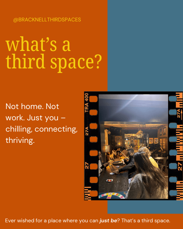 What's a third space? Not home. Not work. Just you.